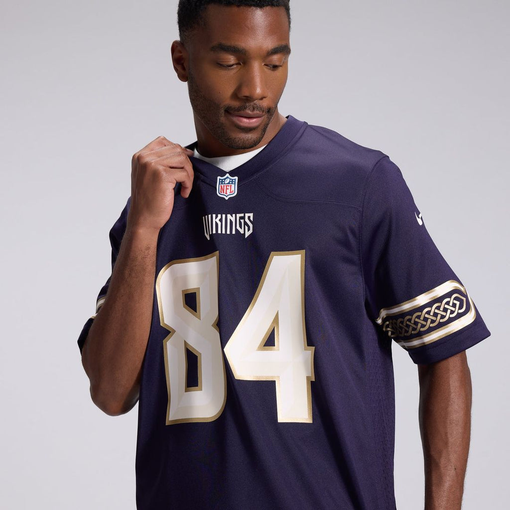 Minnesota Vikings Randy Moss Purple 2026 Rivalries Collection Game Jersey product image 9, provided for visual reference and