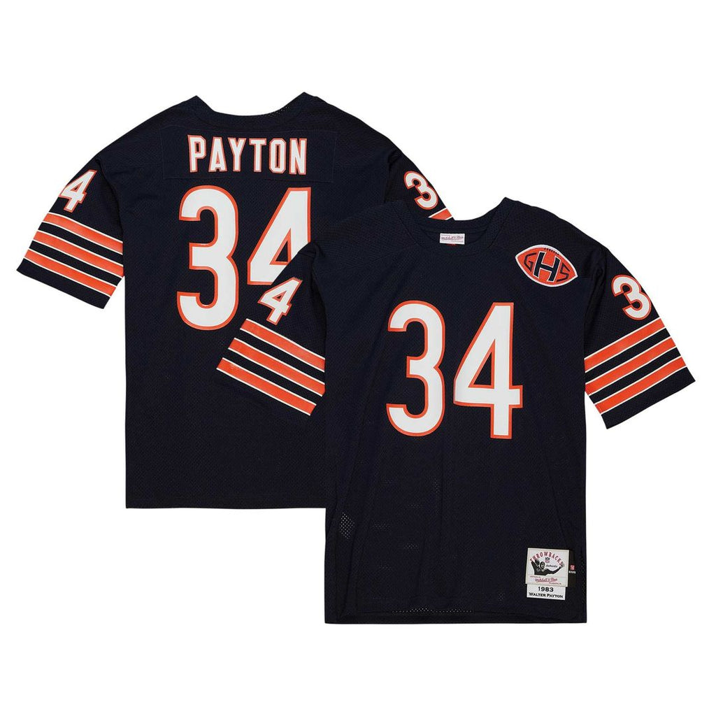 Chicago Bears 1985 Walter Payton White Authentic Throwback Retired Player Jersey product image 7, provided for visual