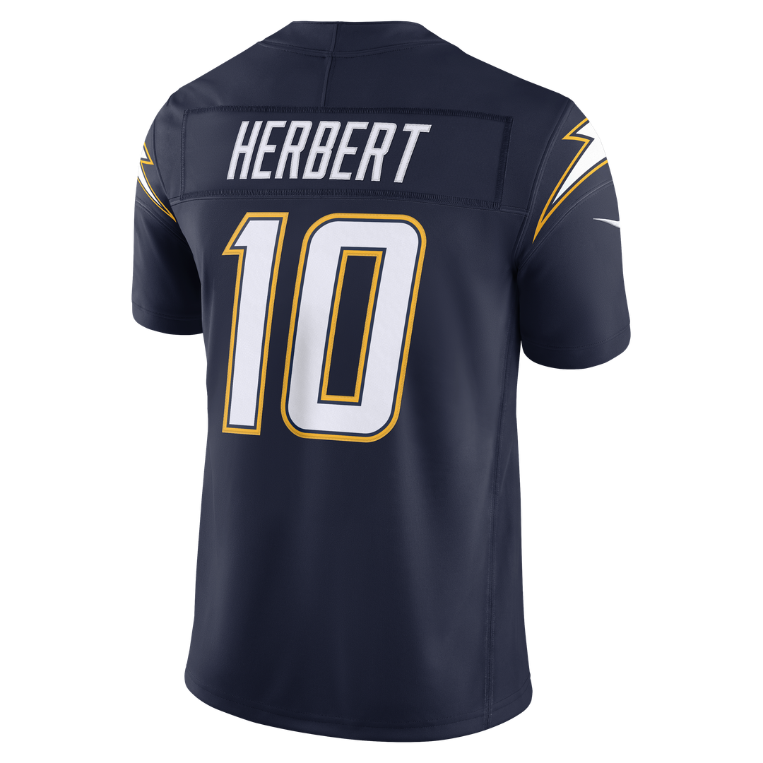 Los Angeles Chargers Justin Herbert Navy Alternate Super Chargers Vapor F.U.S.E. Stitched Limited Jersey product image 3,