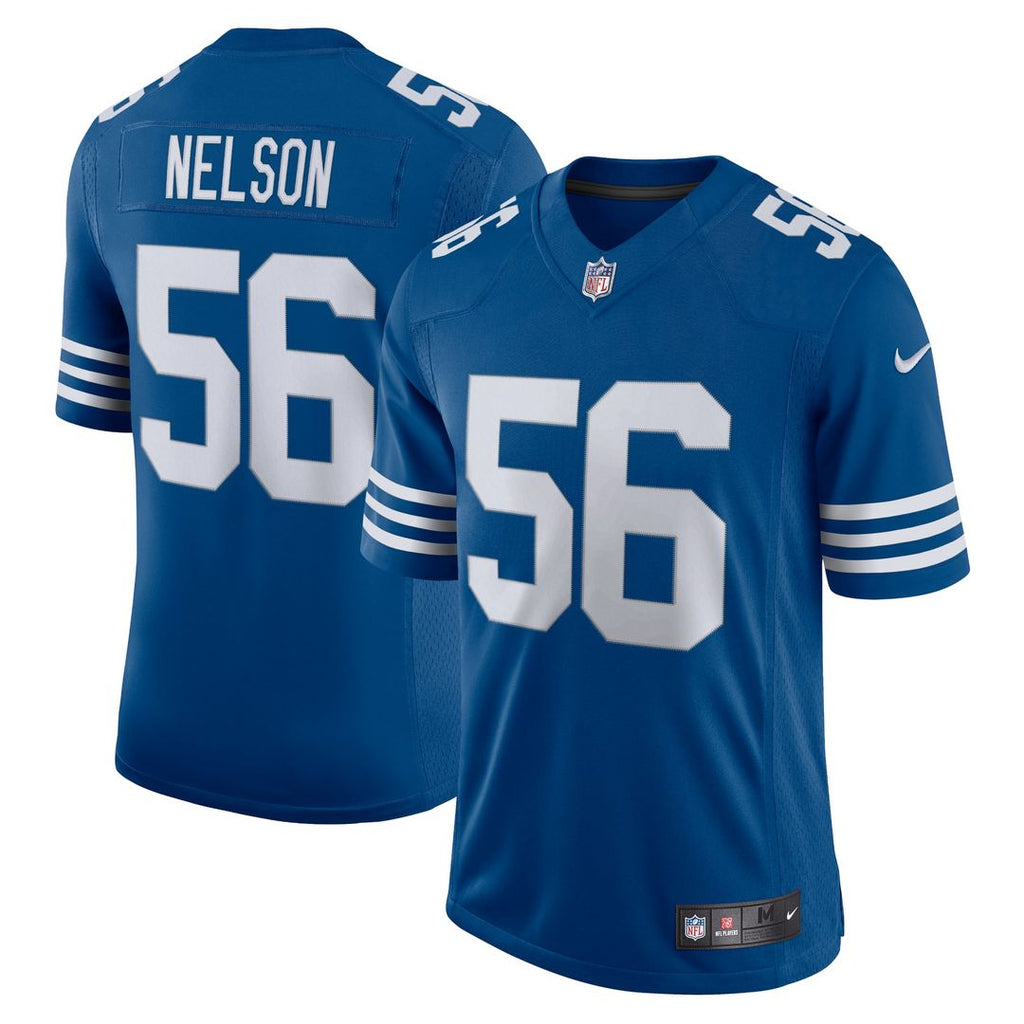 Indianapolis Colts Quenton Nelson Royal Alternate Vapor Limited Jersey product image 1, provided for visual reference and