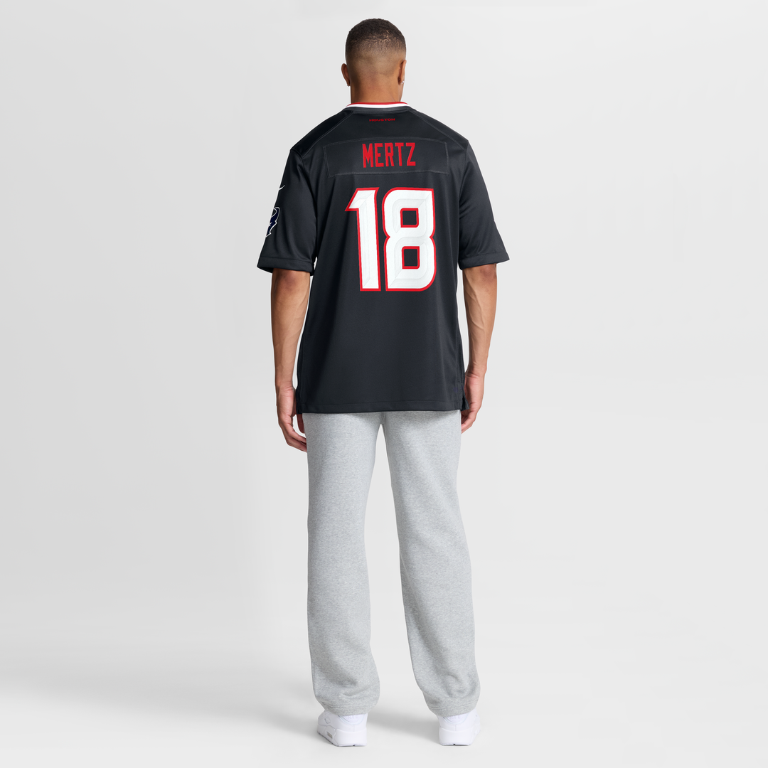 Houston Texans Graham Mertz Navy Team Game Jersey product image 8, provided for visual reference and product detail review