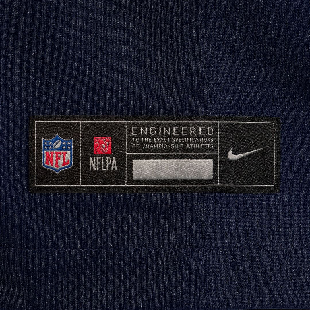 Dallas Cowboys Dak Prescott Navy Game Team Jersey product image 14, provided for visual reference and product detail review