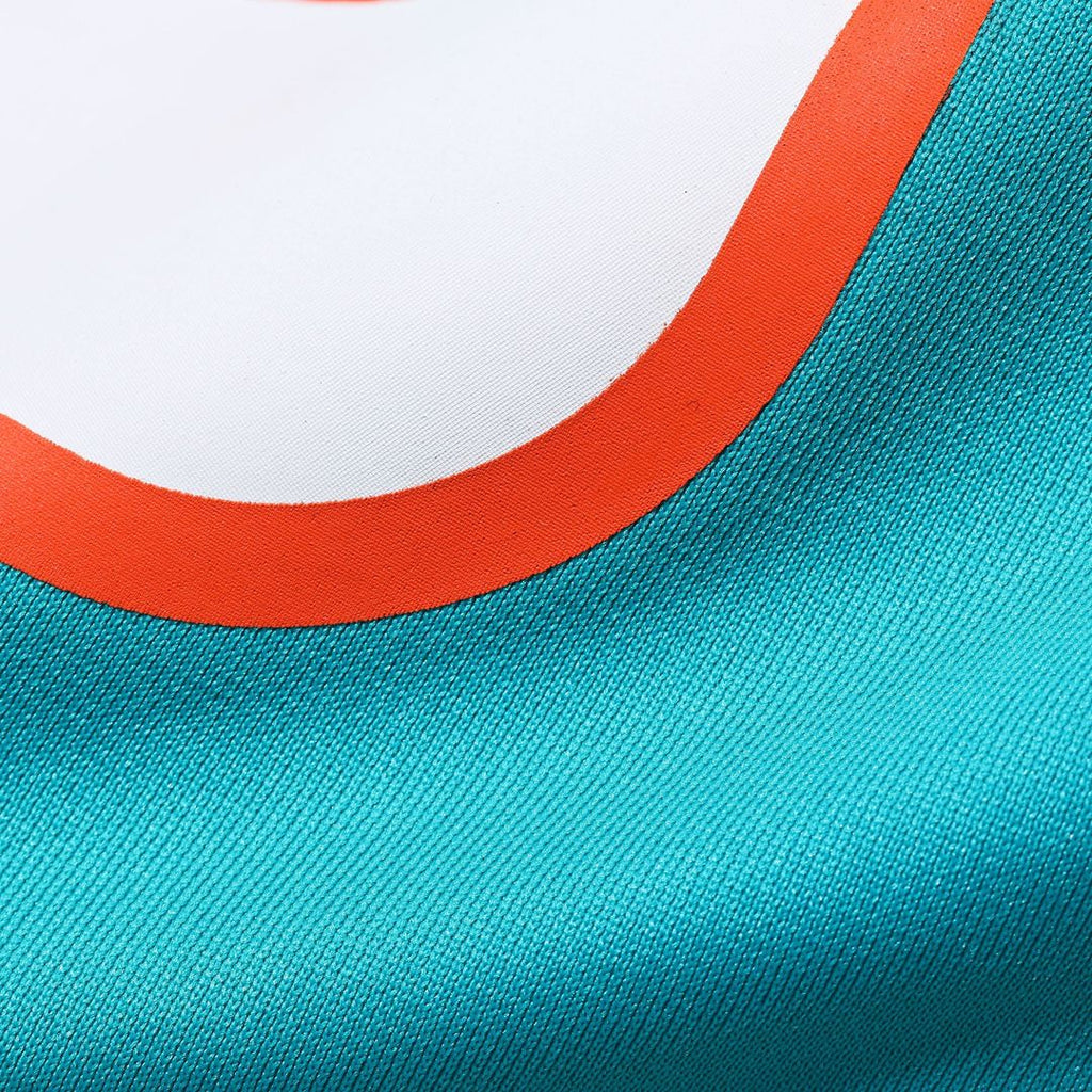 Miami Dolphins Number 1 Dad Aqua Game Jersey product image 5, provided for visual reference and product detail review