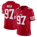 San Francisco 49ers Nick Bosa Scarlet Team Vapor F.U.S.E. Stitched Limited Jersey product image 1, provided for visual