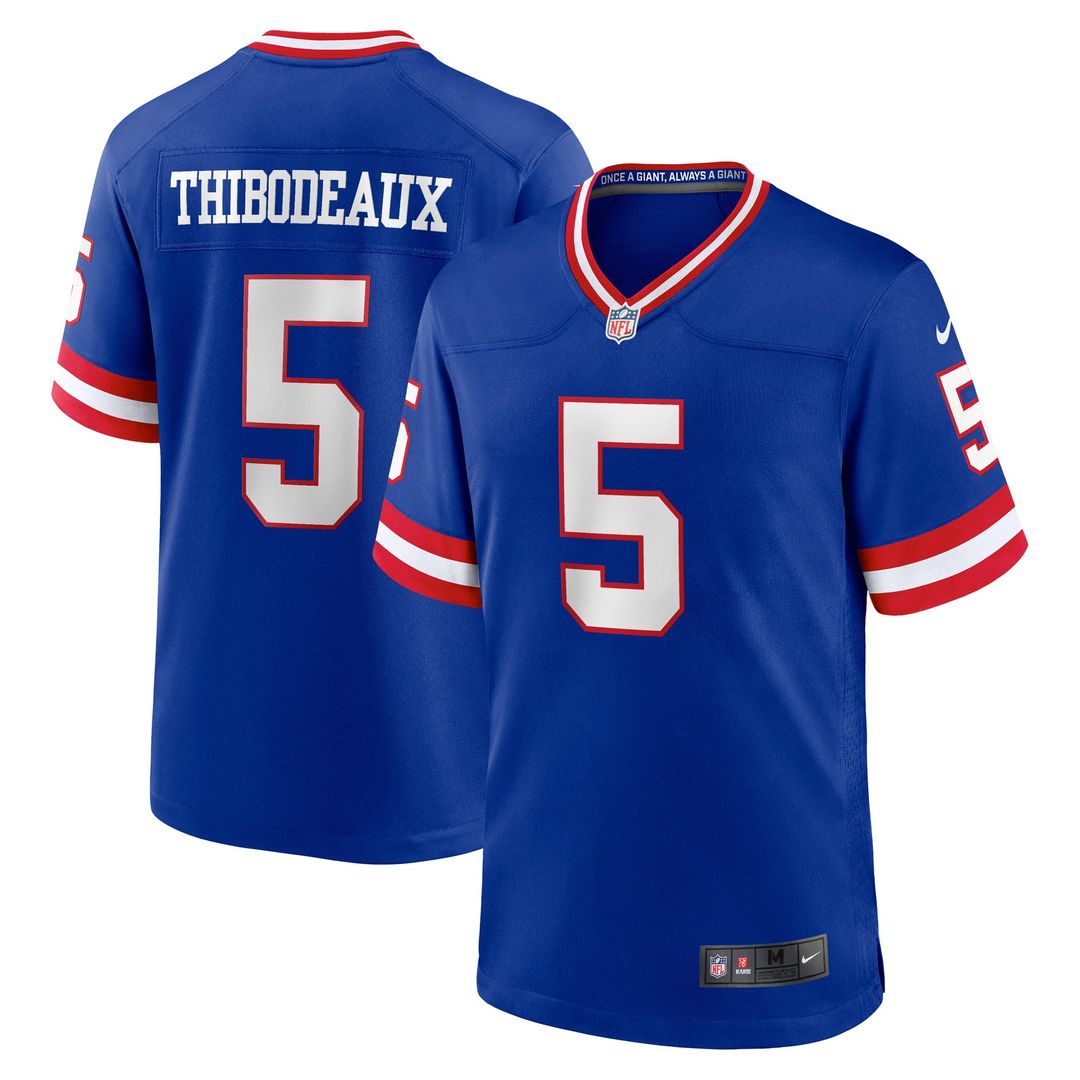 New York Giants Kayvon Thibodeaux Royal Classic Player Game Jersey product image 1, provided for visual reference and