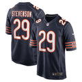 Chicago Bears Tyrique Stevenson Navy Game Jersey product image 1, provided for visual reference and product detail review