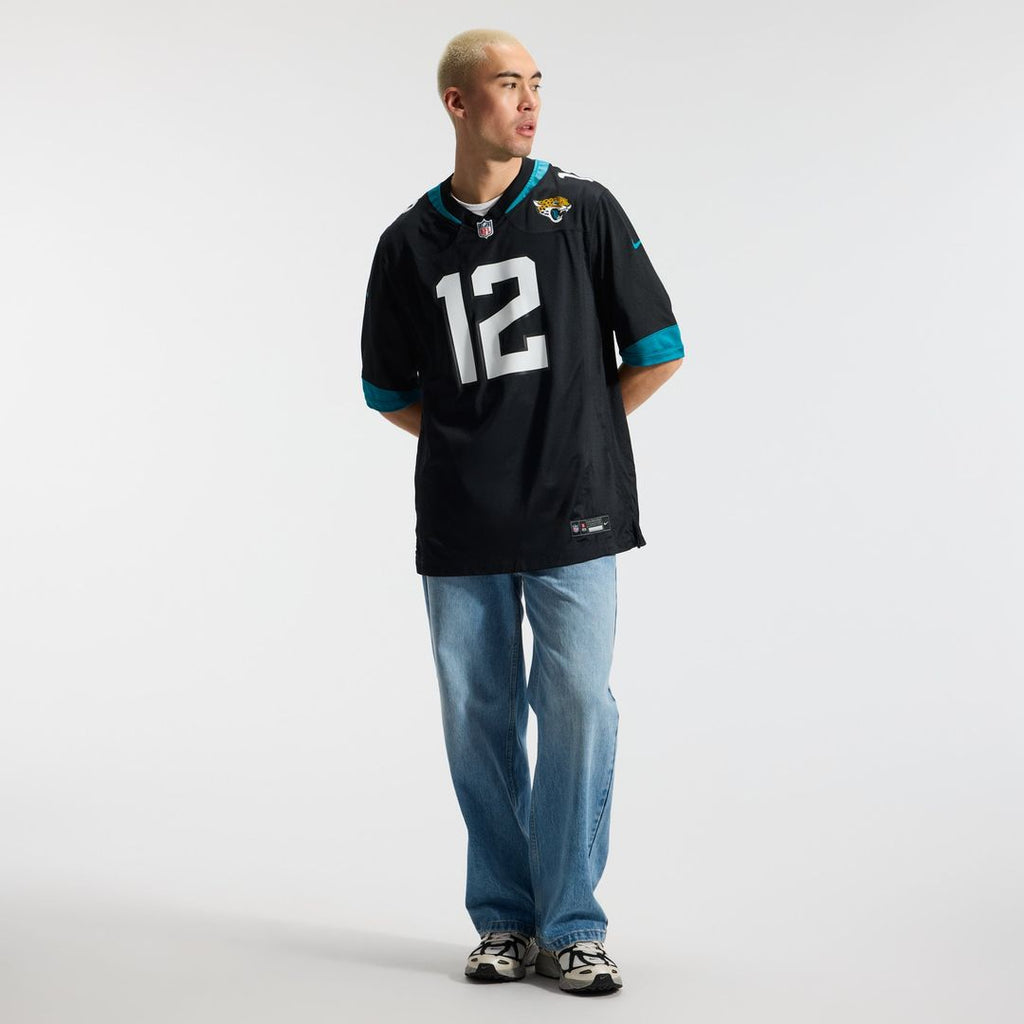 Jacksonville Jaguars Travis Hunter Black Alternate Game Jersey product image 4, provided for visual reference and product