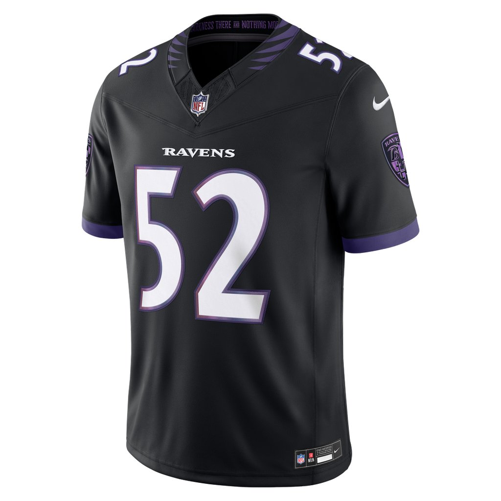 Baltimore Ravens Ray Lewis Black Alternate Vapor F.U.S.E. Stitched Retired Player Limited Jersey product image 5, provided