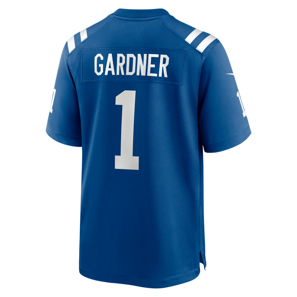 Indianapolis Colts Ahmad Sauce Gardner White Game Jersey product image 9, provided for visual reference and product detail