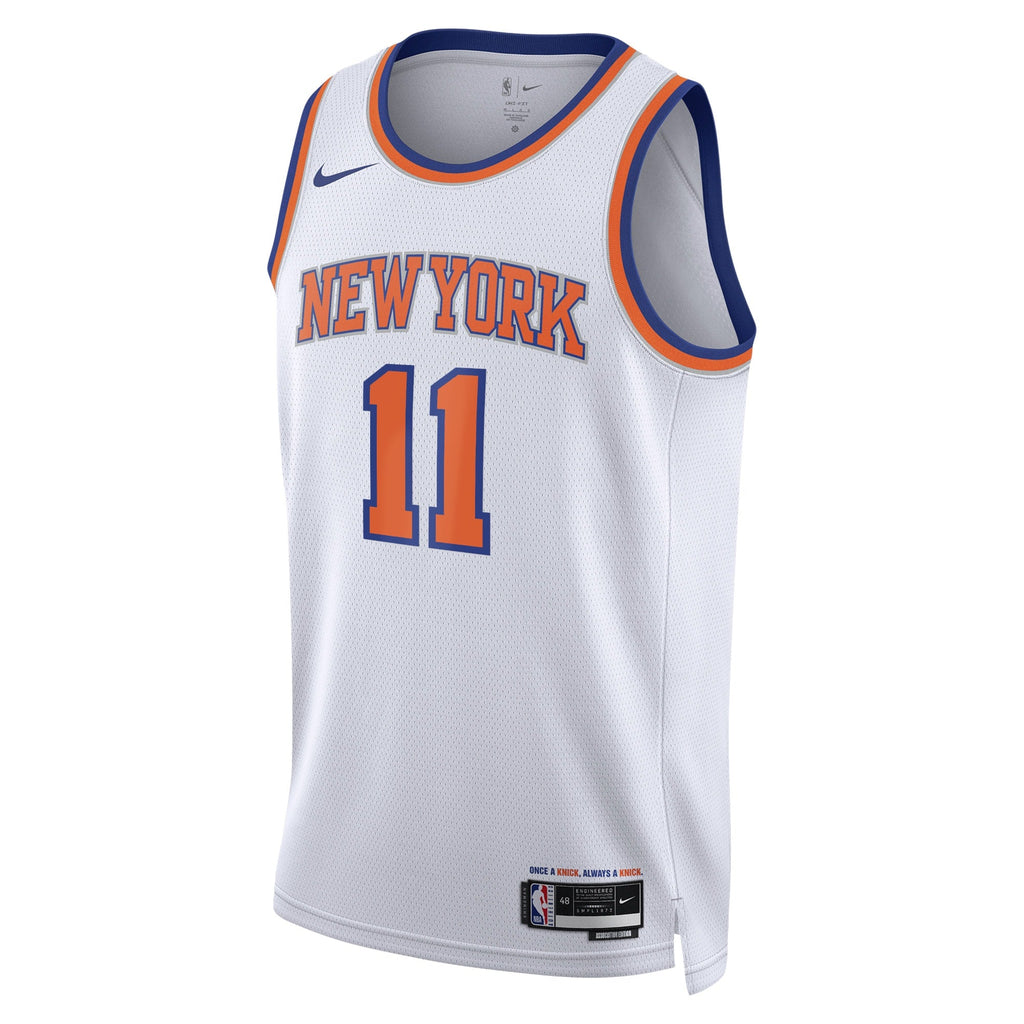 New York Knicks Association Edition Swingman Jersey - White - Jalen Brunson - Unisex product image 2, provided for visual
