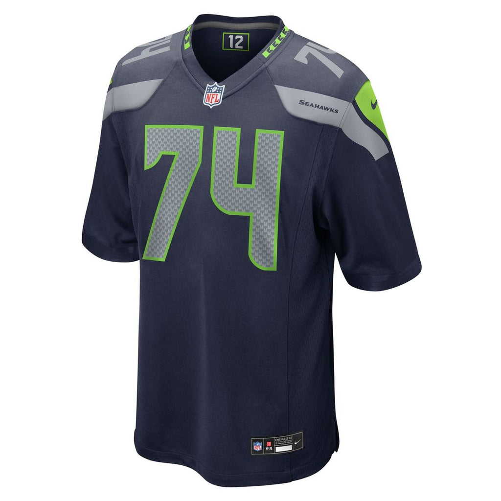 Seattle Seahawks Josh Jones College Navy Team Game Jersey product image 2, provided for visual reference and product detail