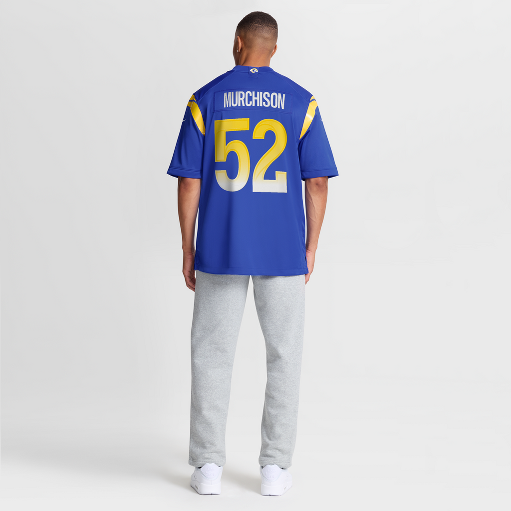 Los Angeles Rams Larrell Murchison Royal Team Game Jersey product image 8, provided for visual reference and product detail