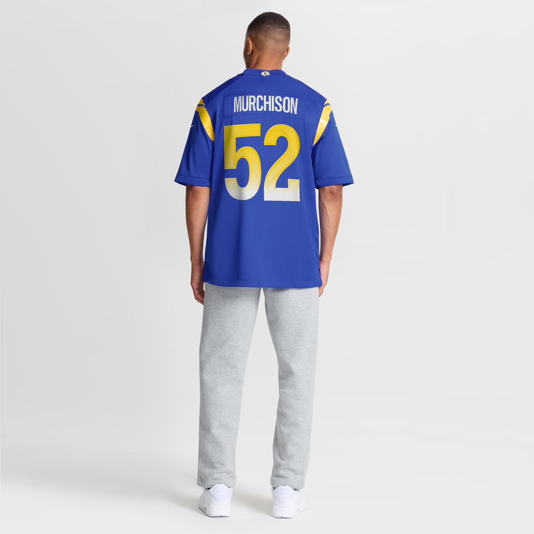 Los Angeles Rams Larrell Murchison Royal Team Game Jersey product image 8, provided for visual reference and product detail