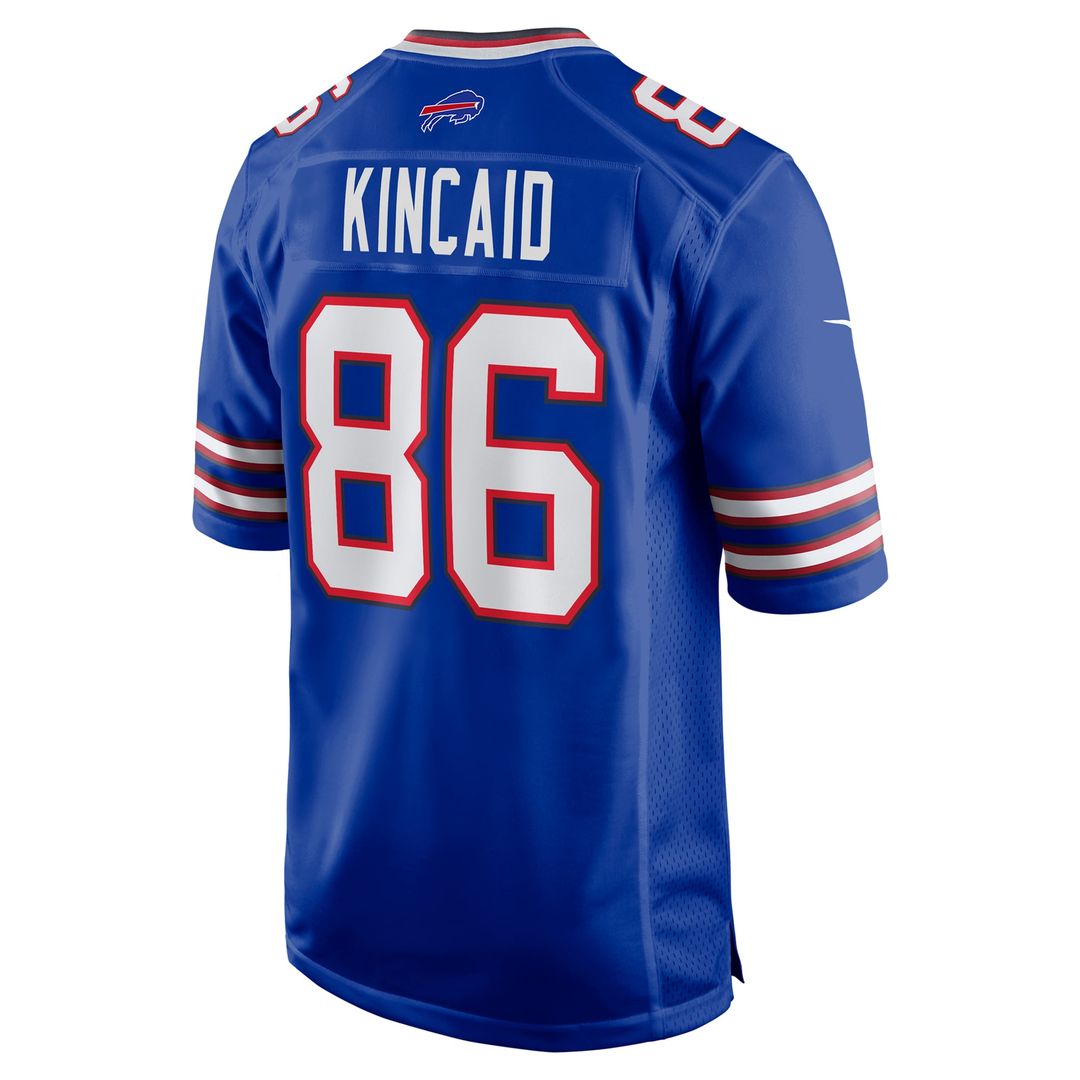 Buffalo Bills Dalton Kincaid Gray Nickel City Game Jersey product image 9, provided for visual reference and product detail