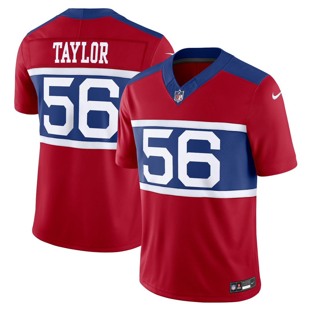 New York Giants Lawrence Taylor Century Red Alternate Vapor F.U.S.E. Retired Player Limited Jersey product image 1, provided