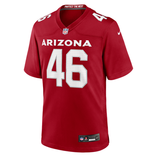 Arizona Cardinals Aaron Brewer Cardinal Team Game Jersey product image 2, provided for visual reference and product detail