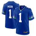 Seattle Seahawks Warren Moon Royal Retired Player Alternate Game Jersey product image 1, provided for visual reference and
