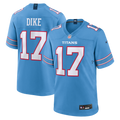 Tennessee Titans Chimere Dike Light Blue Team Game Jersey product image 1, provided for visual reference and product detail
