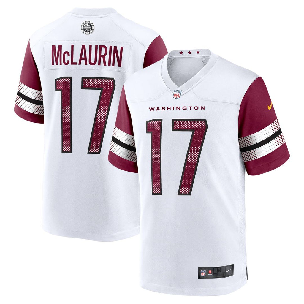 Washington Commanders Terry McLaurin White Game Jersey product image 4, provided for visual reference and product detail