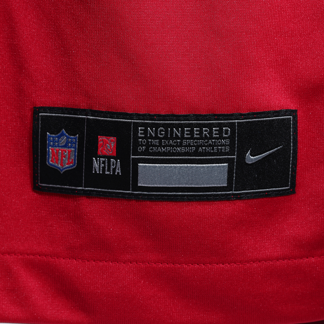 San Francisco 49ers Nick Martin Scarlet Team Game Jersey product image 6, provided for visual reference and product detail