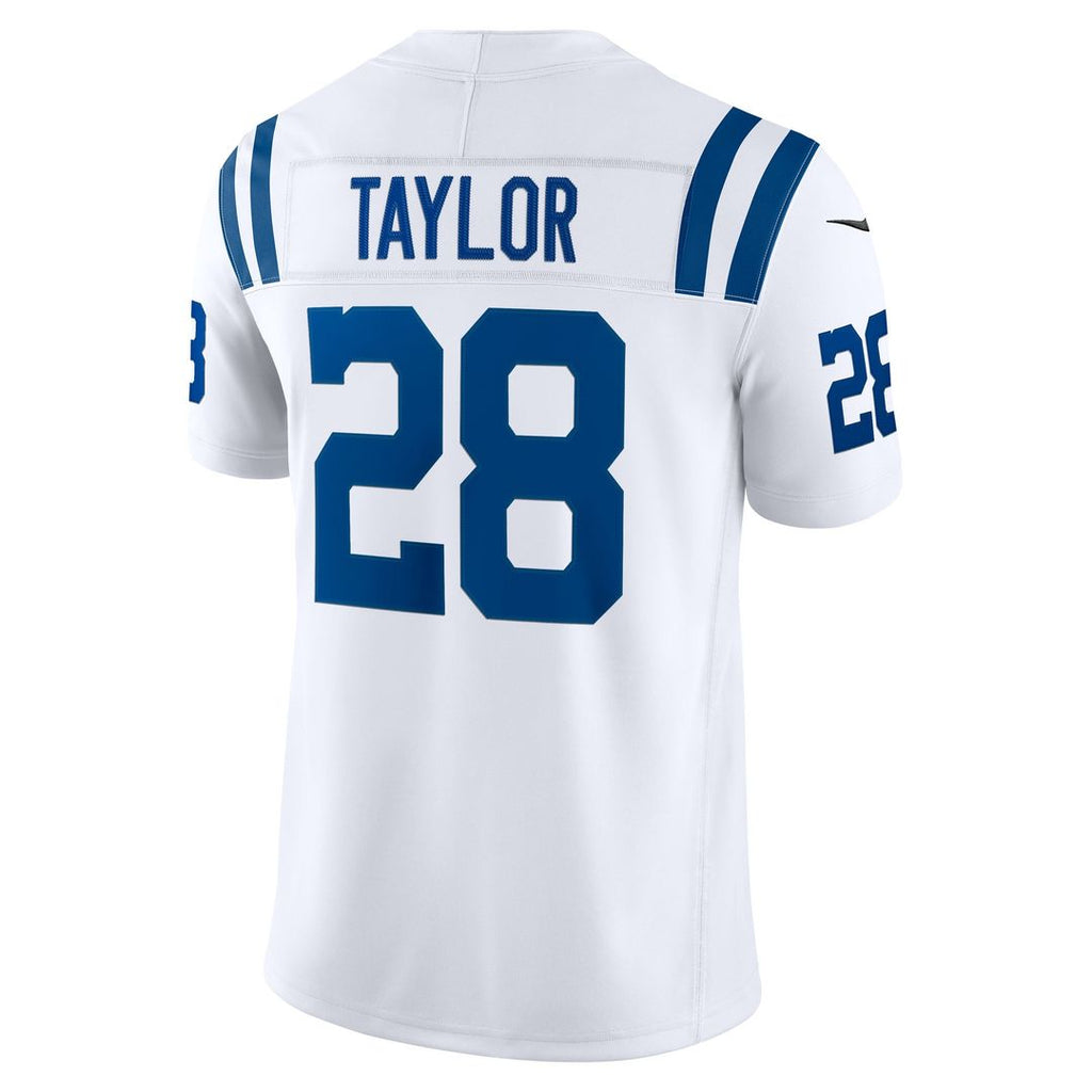 Indianapolis Colts Jonathan Taylor White Vapor F.U.S.E. Stitched Limited Jersey product image 3, provided for visual