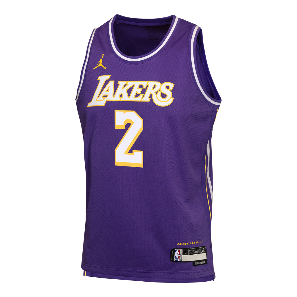 Jarred Vanderbilt Los Angeles Lakers Statement Edition Jersey - Purple - Youth product image 3, provided for visual