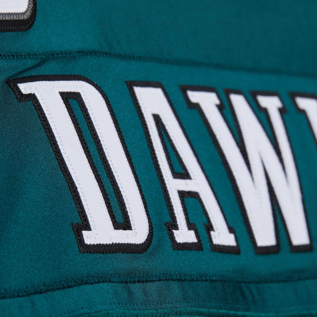 Philadelphia Eagles Brian Dawkins Green 2007 Authentic Throwback Retired Player Jersey product image 16, provided for visual