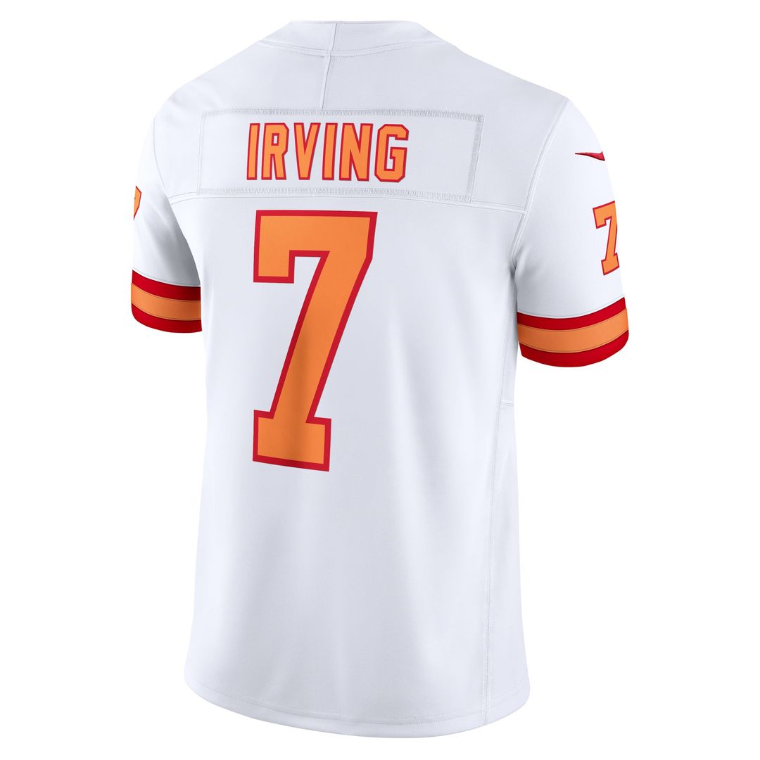 '76 Tampa Bay Buccaneers Bucky Irving White Vapor F.U.S.E. Player Limited Jersey product image 3, provided for visual