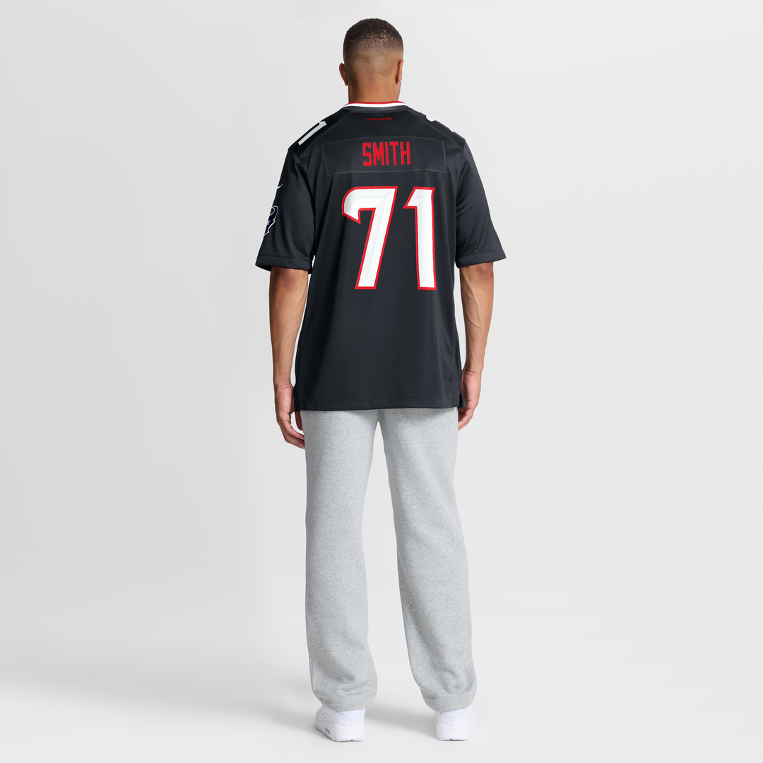 Houston Texans Braden Smith Navy Team Game Jersey product image 5, provided for visual reference and product detail review
