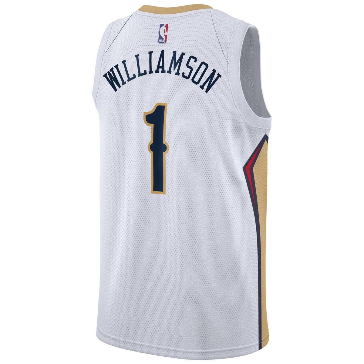 Zion Williamson New Orleans Pelicans Swingman Association Jersey - Youth product image 3, provided for visual reference and