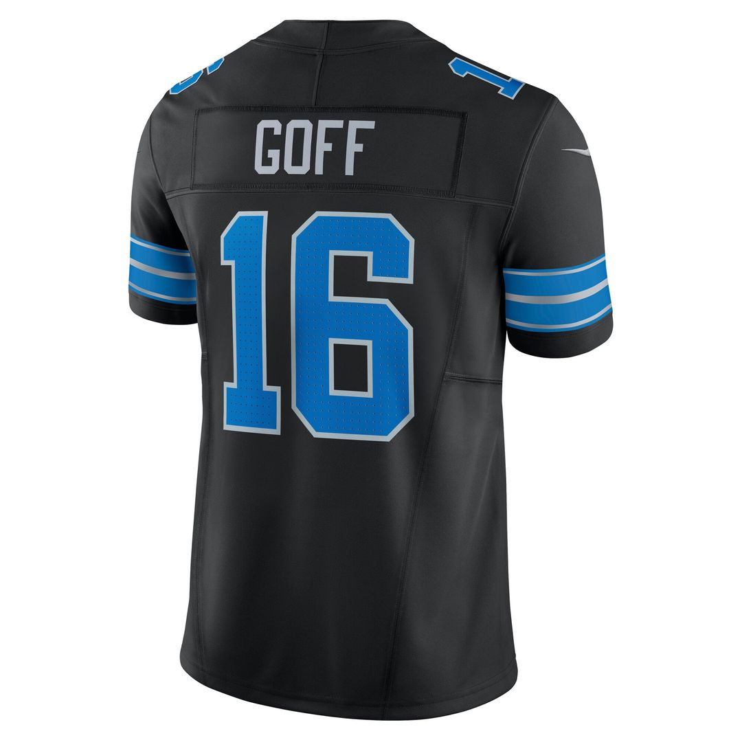 Detroit Lions Jared Goff Blue Vapor F.U.S.E. Limited Jersey product image 9, provided for visual reference and product