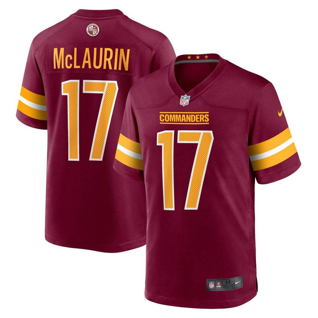 Washington Commanders Terry McLaurin White Game Jersey product image 7, provided for visual reference and product detail