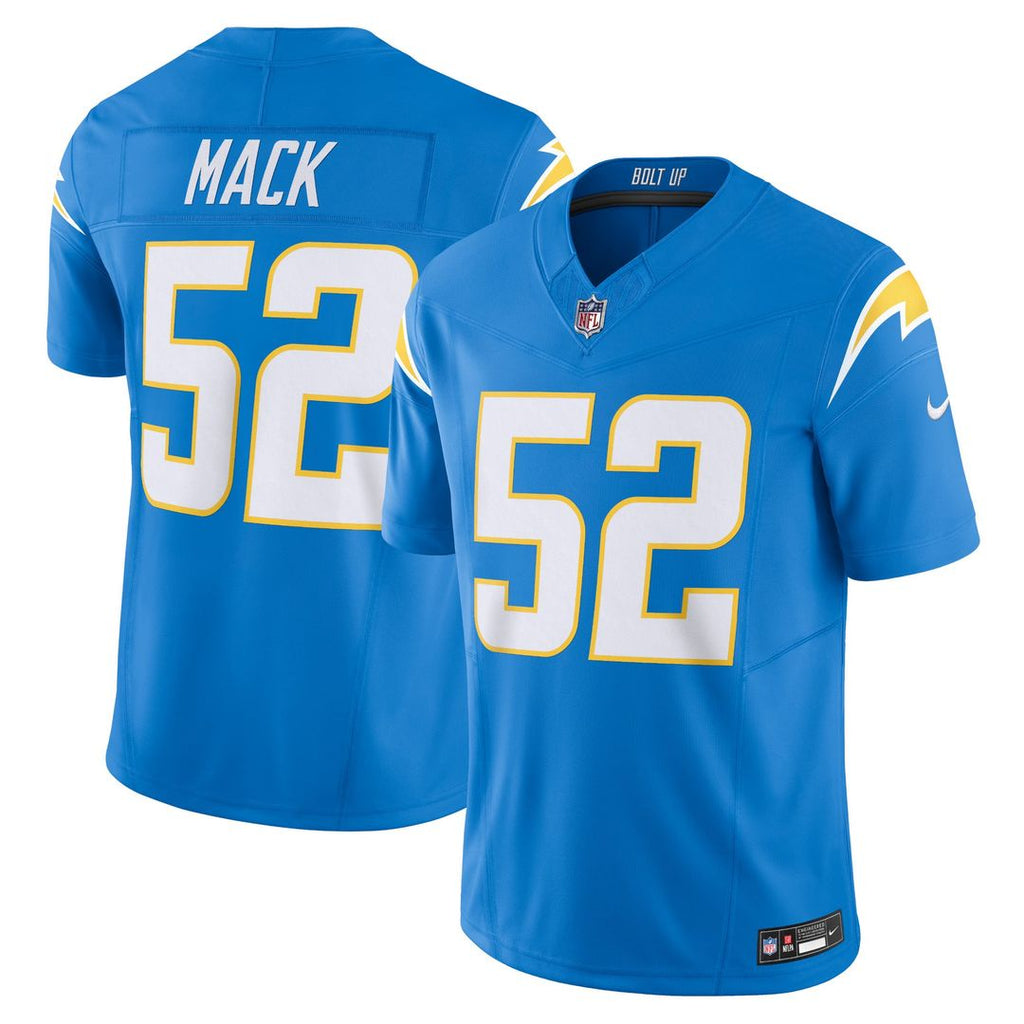 Los Angeles Chargers Khalil Mack Powder Blue Vapor F.U.S.E. Limited Jersey product image 1, provided for visual reference