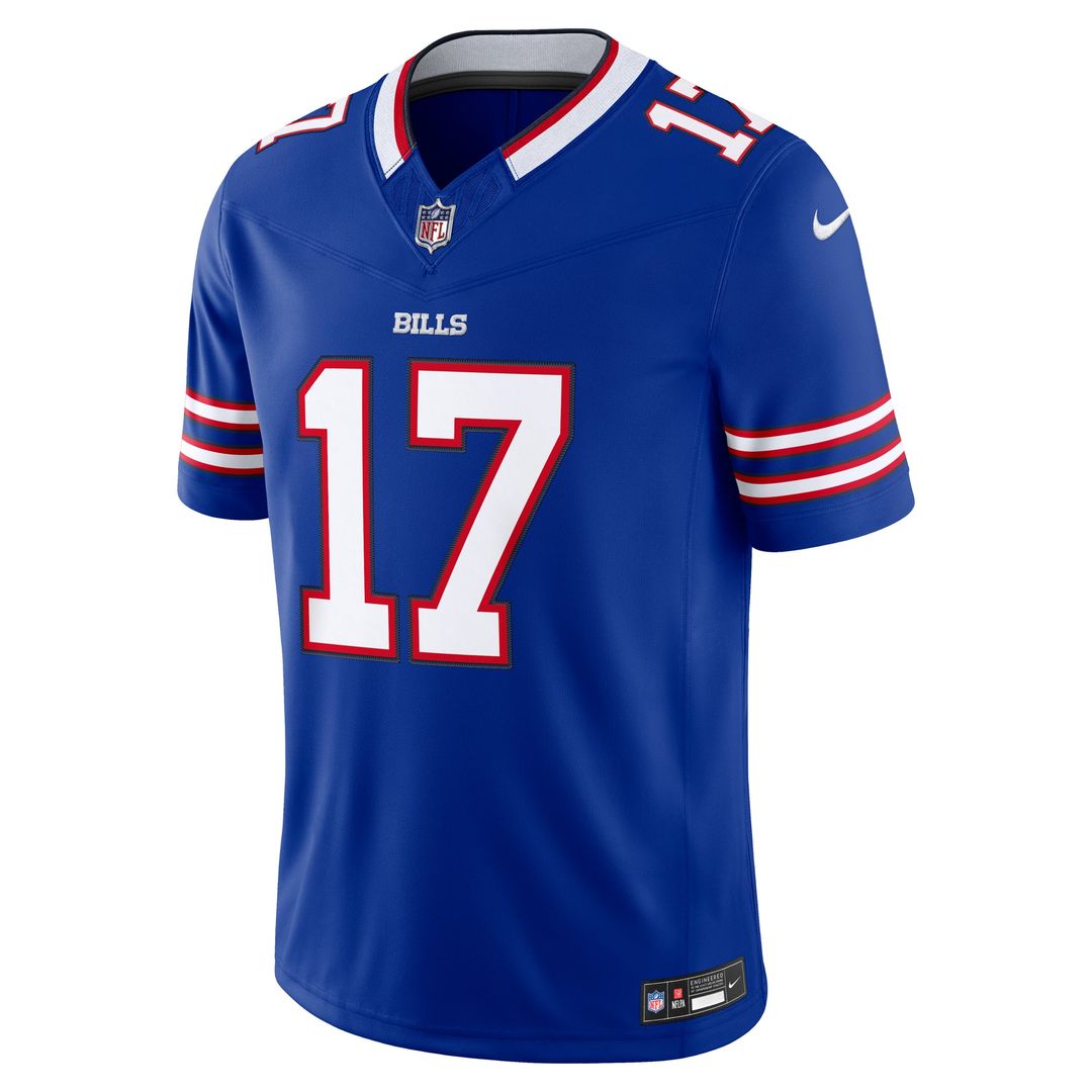 Buffalo Bills Josh Allen Royal Team Vapor F.U.S.E. Stitched Limited Jersey product image 2, provided for visual reference