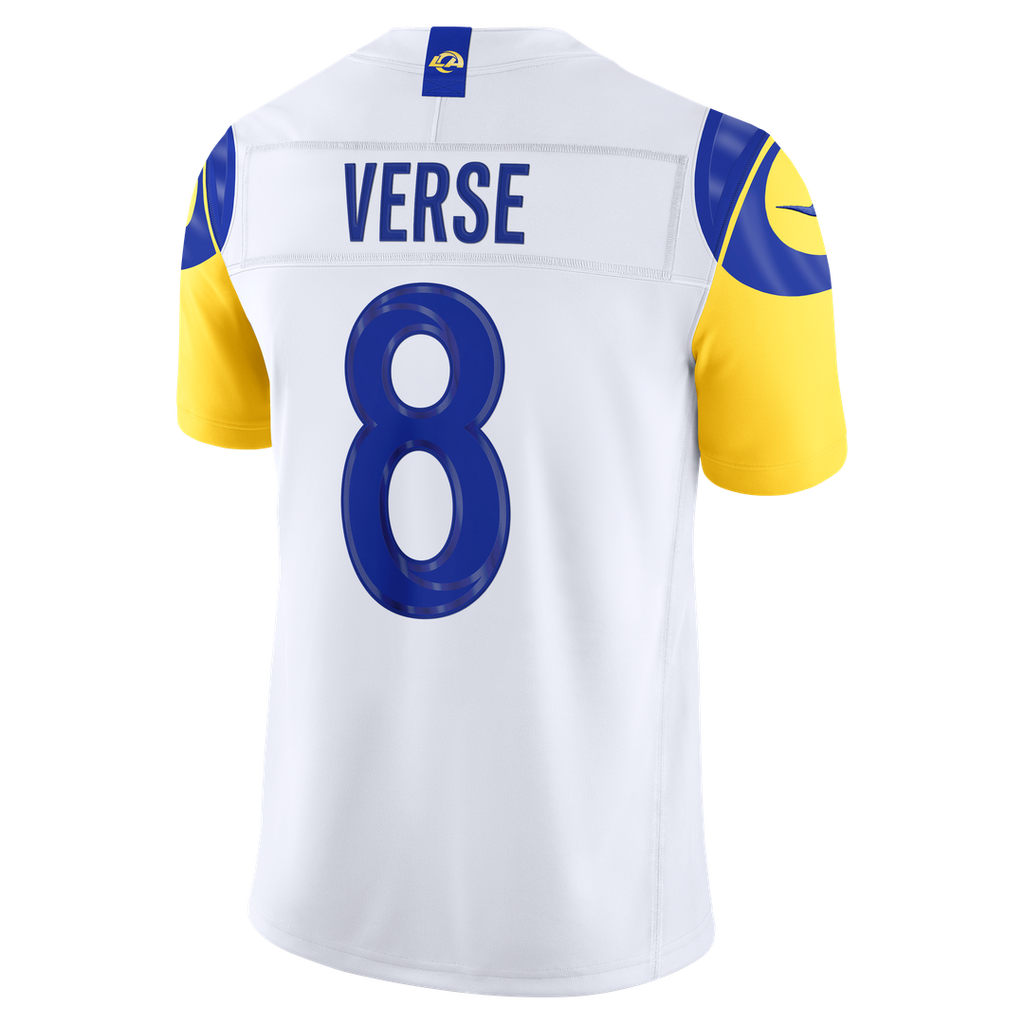 Los Angeles Rams Jared Verse White Vapor F.U.S.E. Stitched Limited Jersey product image 20, provided for visual reference