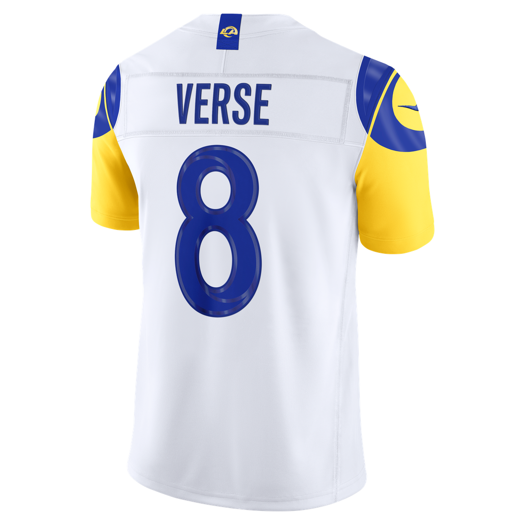 Los Angeles Rams Jared Verse White Vapor F.U.S.E. Stitched Limited Jersey product image 20, provided for visual reference