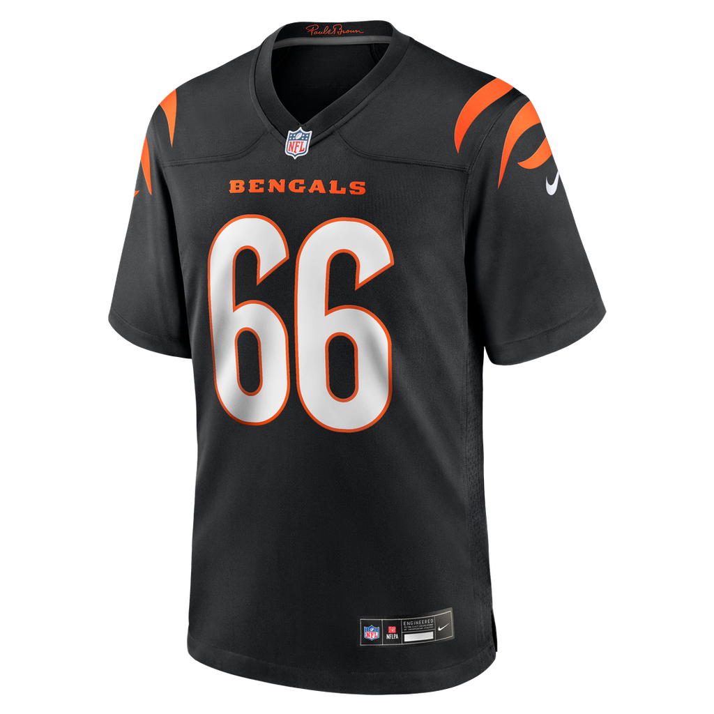 Cincinnati Bengals Dalton Risner Black Team Game Jersey product image 2, provided for visual reference and product detail