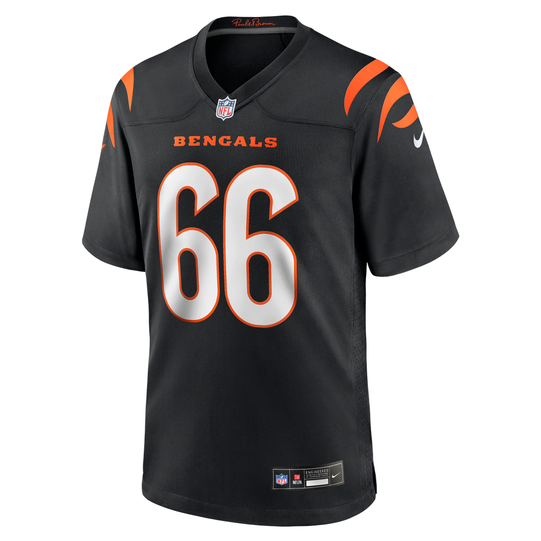 Cincinnati Bengals Dalton Risner Black Team Game Jersey product image 2, provided for visual reference and product detail