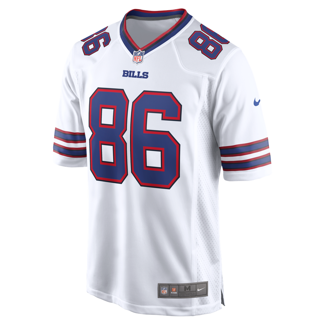 Buffalo Bills Dalton Kincaid White Game Jersey product image 2, provided for visual reference and product detail review