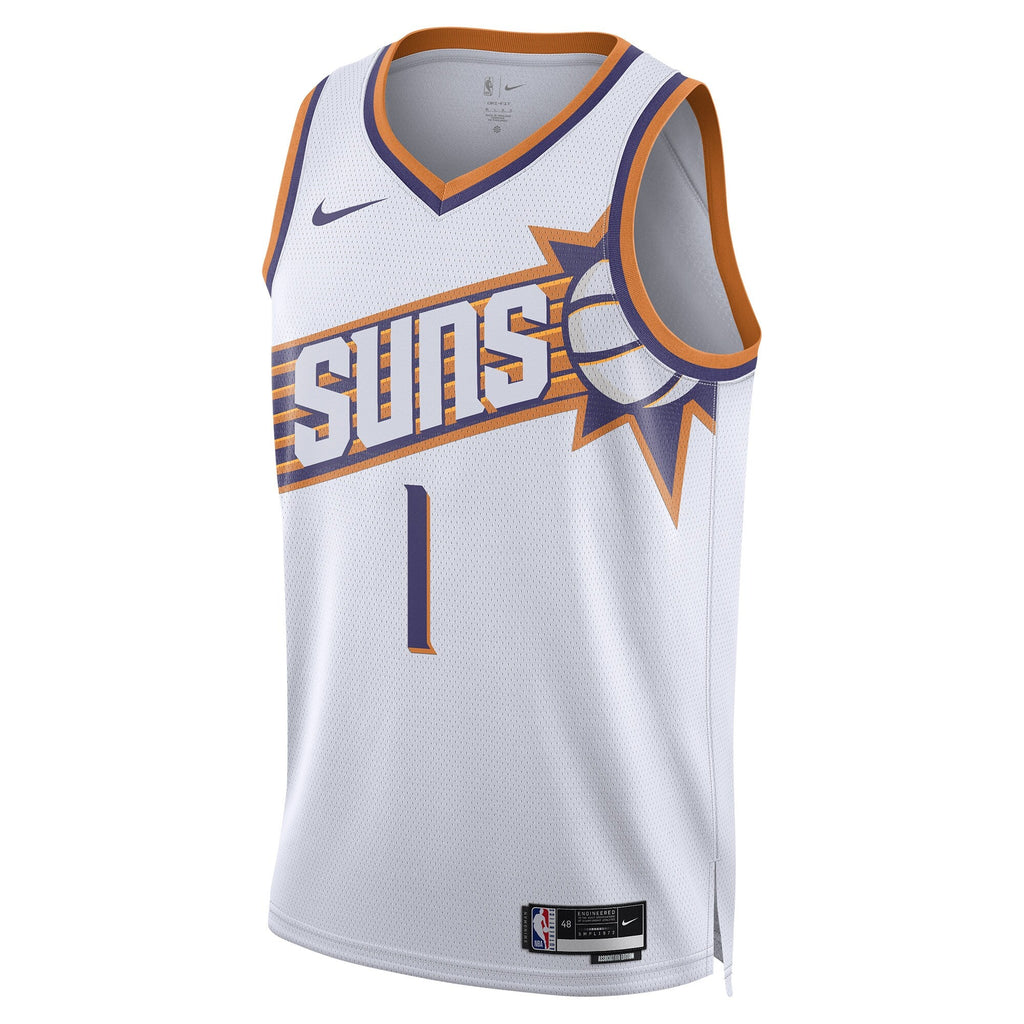 Devin Booker Phoenix Suns Swingman Association Jersey product image 3, provided for visual reference and product detail