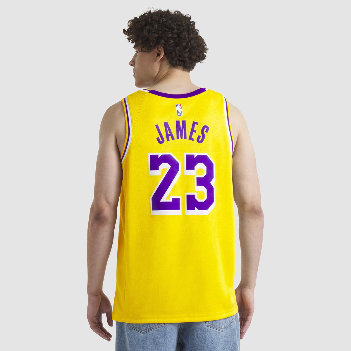 Los Angeles Lakers Icon Swingman Jersey - Lebron James - Unisex product image 6, provided for visual reference and product