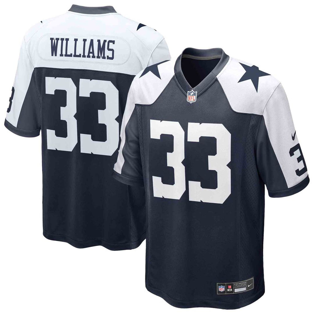 Dallas Cowboys Javonte Williams White Game Jersey product image 7, provided for visual reference and product detail review