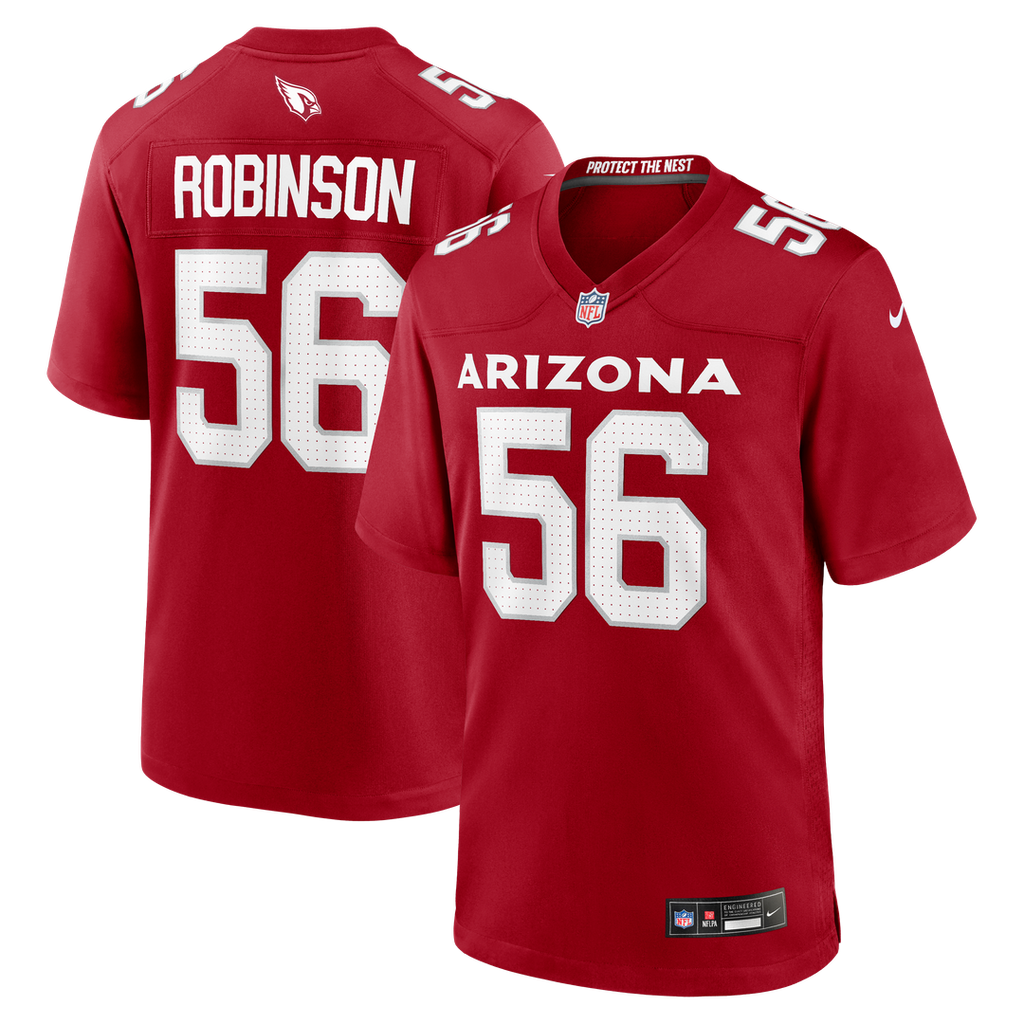Arizona Cardinals Darius Robinson Cardinal Player Game Jersey product image 1, provided for visual reference and product