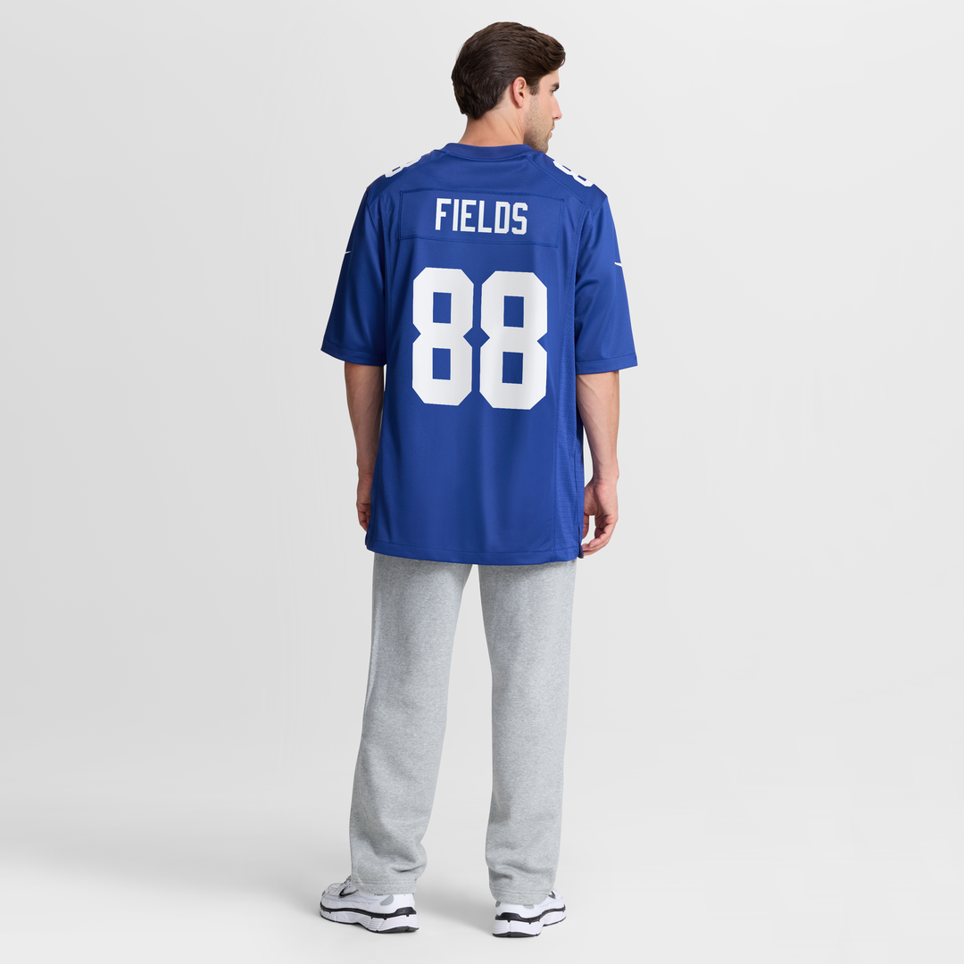 New York Giants Malachi Fields Royal Team Game Jersey product image 3, provided for visual reference and product detail