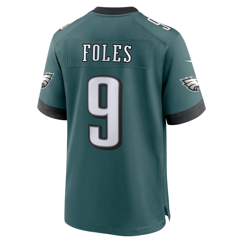 Philadelphia Eagles Nick Foles Midnight Green Team Retired Player Game Jersey product image 3, provided for visual reference