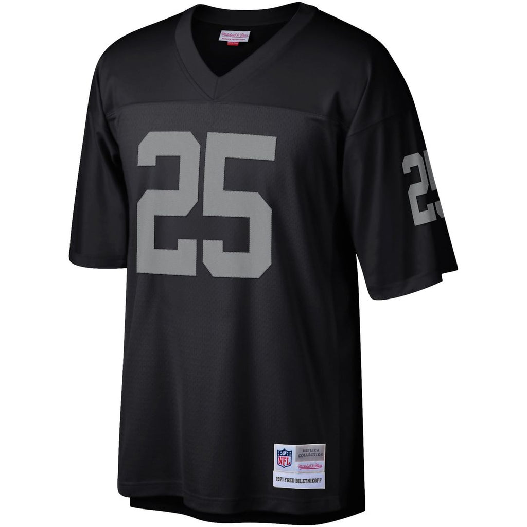 Las Vegas Raiders Fred Biletnikoff Black Legacy Replica Jersey product image 2, provided for visual reference and product
