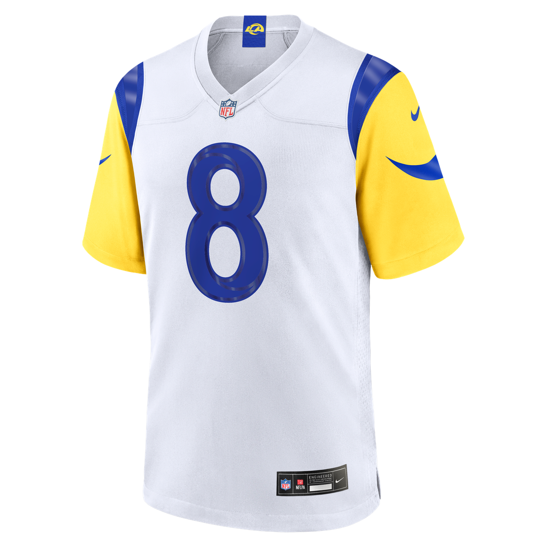 Los Angeles Rams Jared Verse White White Game Player Jersey product image 19, provided for visual reference and product