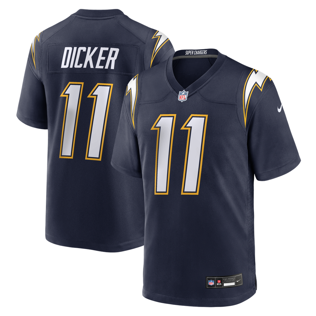Los Angeles Chargers Cameron Dicker Gold Alternate Game Jersey product image 15, provided for visual reference and product