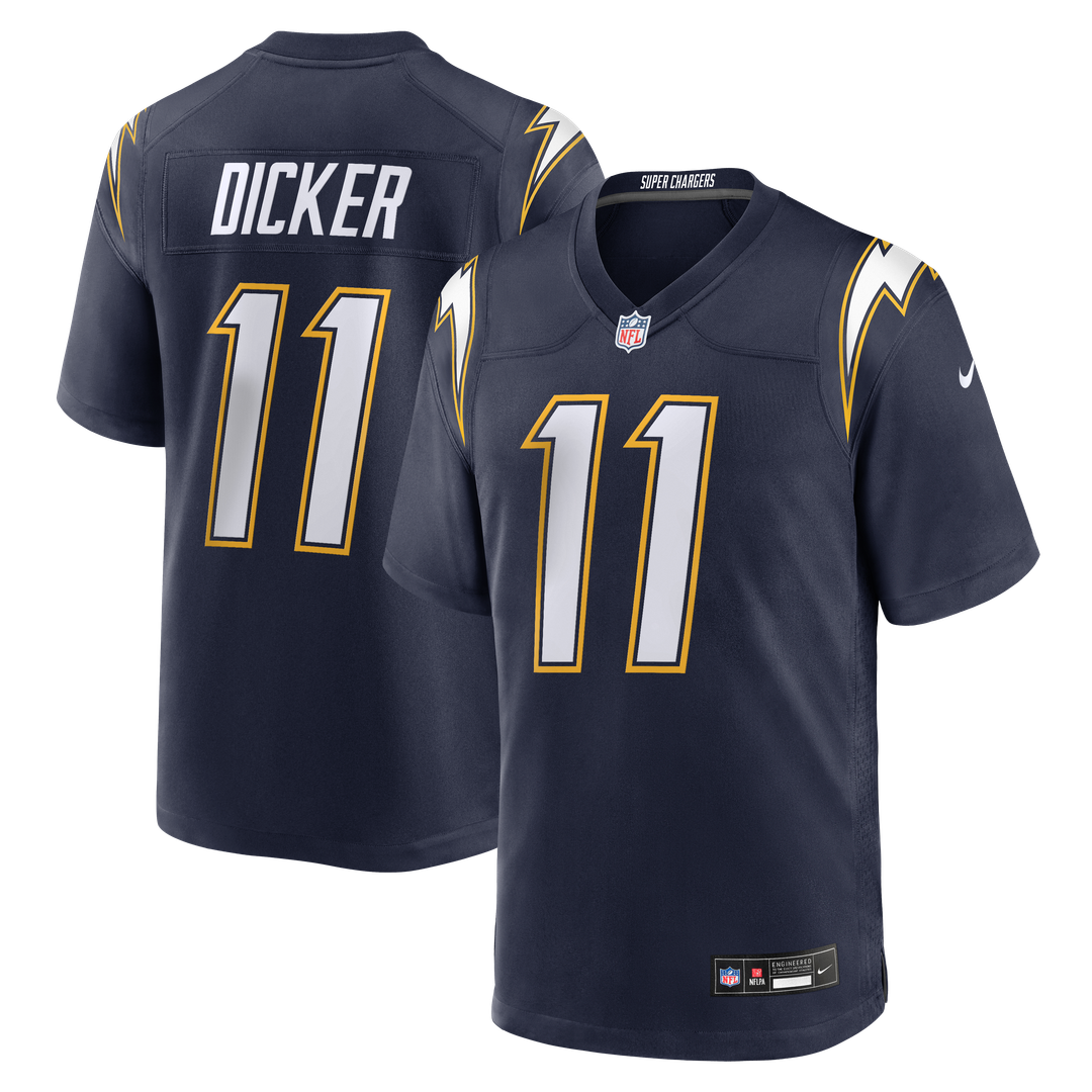 Los Angeles Chargers Cameron Dicker Gold Alternate Game Jersey product image 15, provided for visual reference and product