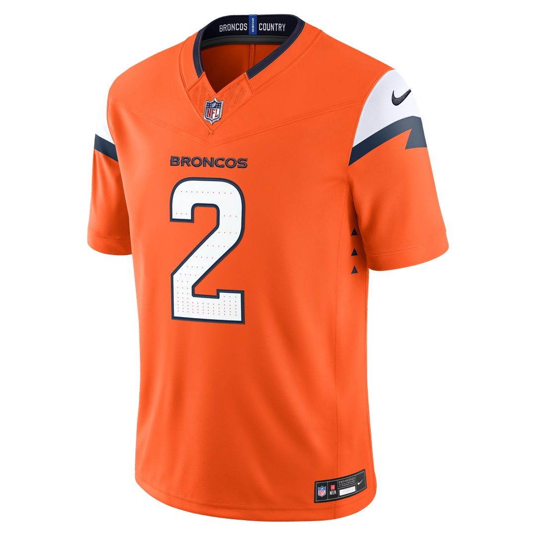 Denver Broncos Pat Surtain II White Vapor F.U.S.E. Stitched Limited Jersey product image 12, provided for visual reference